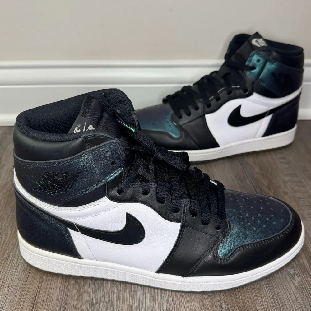 Nike Jordan Retro 1 OG All Star Chameleon Iridescent Leather High Top Sneakers